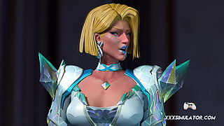 Emma Frost - Realistic 3D Blowjob