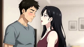 She Caught Me Looking her workout and punish me as blowjob