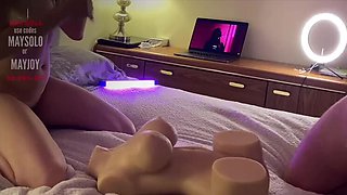 Homemade Sextape: Real Amateur Couple Fucks TANTALY Sex Doll - Doggystyle & Cumshot MILF