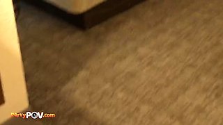 Zoey Uso Big Natural Tits Teen Gets Creampie by Maintenance Man POV Fuck