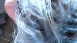 Nerdy Blonde MILF's POV Blowjob