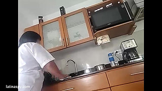 Latina Maid with Huge Ass Gets Pantsed