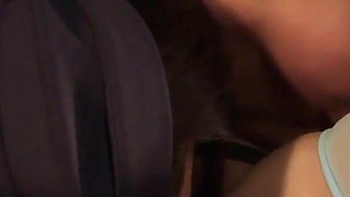 Sensual girls rub pussy while flying