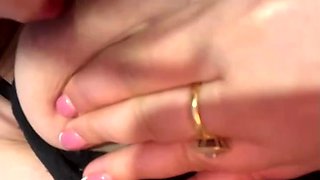 Voluptuous beauty explores passionate anal pleasure in her private space