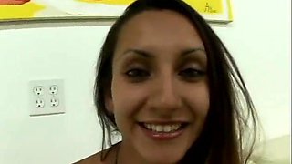 Sweet manstick deepthroating honey takes trouser snake testicle tonic on her butthole fuck hole