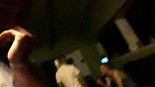 Interracial gangbang brunette slut facial bukkake in hd
