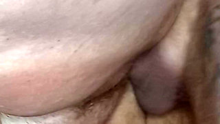 After sex, a huge amount of sperm flows out of my pussy
