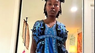 Hot Black Maid Does Some Webcam Black and Ebony