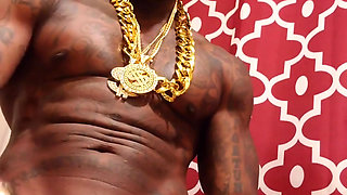 BBC Worship Hallelujah Johnson ( i'm the Real Pornstar here's another Cumshot) Tall Dark Chocolate Muscles Tattoos Hairy BBC Hal