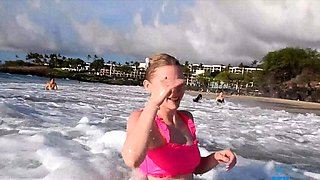 TJ Sparxxx busty blonde outdoor sex
