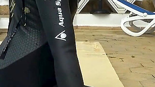 Neoprene Spanking Paddle & Pussy Flogging