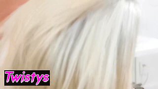 Big tit blonde Nicolette Shea fucks Sofi Ryan for stealing