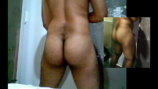 bear ass anal jerk masturbate