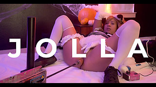 MILF with Fuck Machine