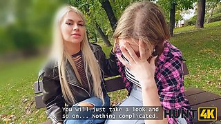 Hunt4k. 2 hot russian lesbians came on a job audition and accomplished sexual venture with a stranger