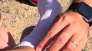Black Amateur Explore Hot Foot Fetish