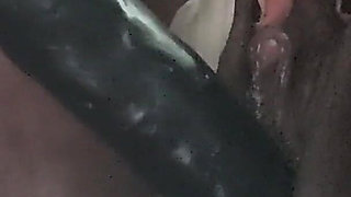 Pounding My Pussy with Big Dildo Cumming Moaning Hard