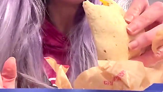 67 Giantess Eating & Burping