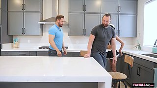 Hot French Maid Gets Spitroasted! - Laynee James