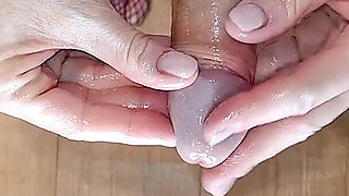 Dirty Talking Horny Wife Foreskin Play Handjob Fpov