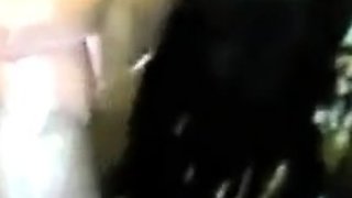 Black Homemade Cheating Slut Sucks Dick in Bathroom