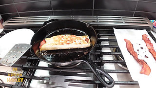 In Step-momma's Kitchen with Harley