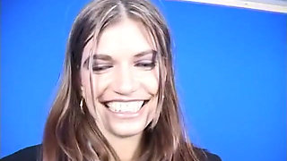 Cute slut sucking cock in pov