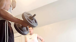 Tomboy fucks her trainer after the gym