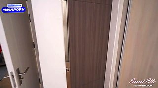 Gf's SISTER Begging for more and gets UNEXPECTED CREAMPIE, when gf in the shower -