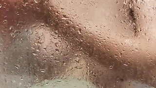 Sizzling Wifes Wet Shower Seduction & Glass Explosion