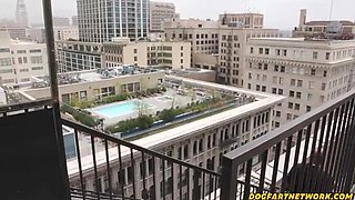 Julia James Gets Filled By Neighbor's BBC - College Brunette Cums Hard