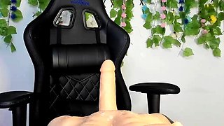 Big boobs webcam slut toys her asshole