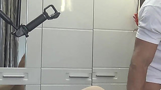 Behind the Scenes of Hairy Mature Lady Sissy Squirting Everywhere After Rough Fuck