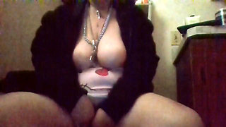 Hot Pink Dildo Anal Sex Big Ass Old Titties