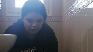 Watcher on Toilet
