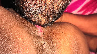 Brother-in-law Enjoyed by Inserting His Foot Into the Pussy of His Sister-in-law.