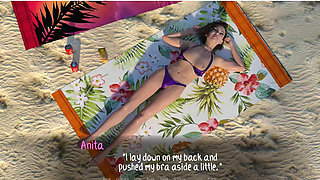 Weekend Lollygagging - Gameplay - Roleplay - Anita Teasing Men at Beach