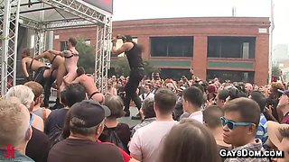 Folsom Street Fair Gay BDSM Public Group sex