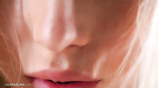 Beautiful Russian Blonde Emma White Gets Horny and Plays With Her Pussy Until She Cums
