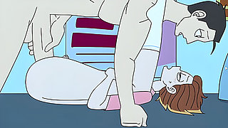 Car Toon In First Time Sex With Femboy Addison - Lockdown Dom Hentai Sex Game [18+]