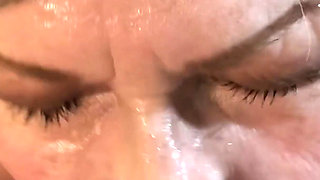 Cum Addicted Slutty Stepmom Seduces Stepson! POV Blowjob + Facial!