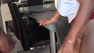 The French Granny Gets Fucked and Double Penetrated with a Sex Machine