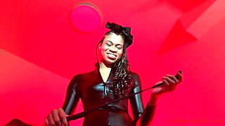 Beat Your Balls and Eat It - Ebony Femdom Goddess Rosie Reed CBT and Cum Eating Instruction Domination POV - Standard Definition