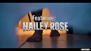 Hailey Rose Monster Fucked - Hardcore Bondage Hentai Anime 3d Creampie Stuck In Container