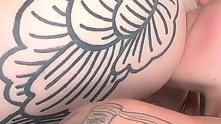 Freeuse Foxy Babe Gets Spitroast, Facefuck and Creampied!