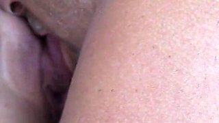 Licking my pink pussy