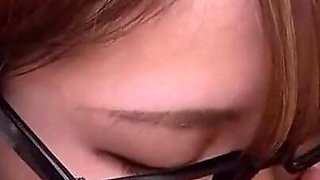 Girl with Small Tits in Office Invites Male Colleague to Play Her Pussy at Home