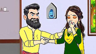 Shower Neeche Chudai, Hindi Sex Story With Car Toon