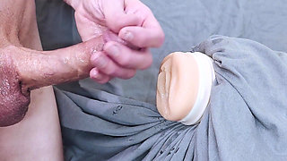 Big Slippery Cock Cums for Fleshlight Asmr Moaning Grunting
