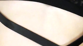 Shy Girl’s First Time with Stranger: High Heels, Kinky Outfit & Cum on Wet Pussy